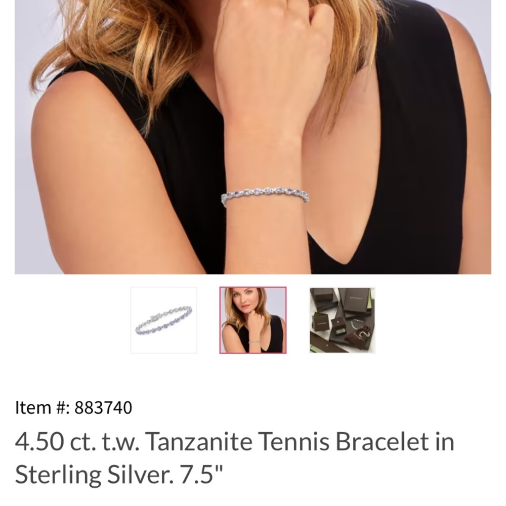Brand new Tanzanite bracelet